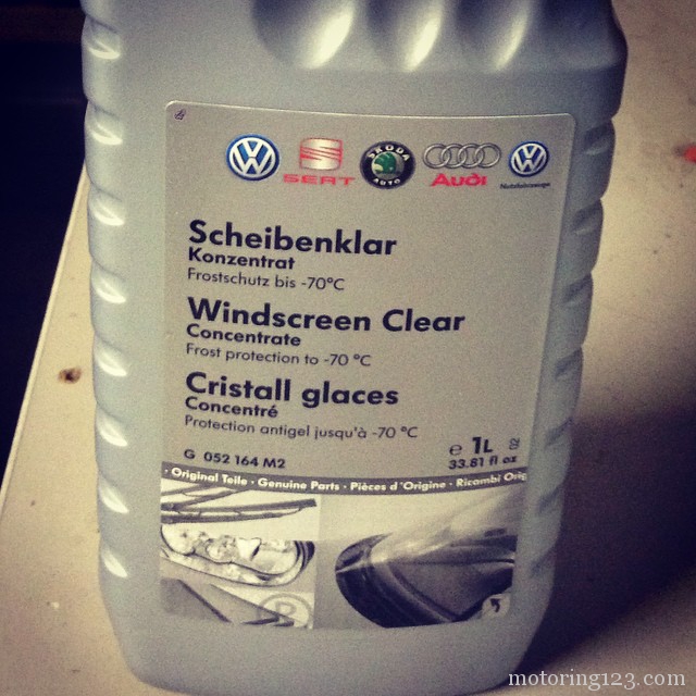 Vw windscreen discount washer fluid
