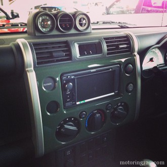 Interior dashboard of #toyota #fjcruiser