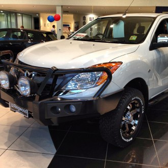 Mazda BT-50 Factory Steel Bull Bar! Only in Australia. #mazda #bt-50 #mazdabt50