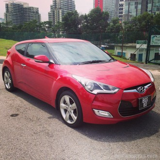 Red hot Hyundai Veloster #hyundai #veloster This is a real practical coupe.