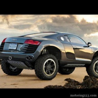 #Audi #R8 #SUV… Is this super cool than the Evoque?