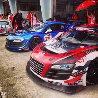 Audi R8 LMS in GT Asia @ Sepang!