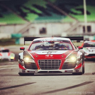 J-Fly #Audi #R8 LMS Ultra @ Sepang for #GTAsia. This car finished in second place.