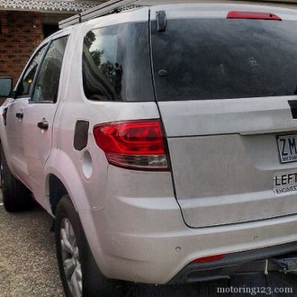 The tail of new #Ford #Everest… #spyshot