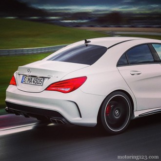 Hot ass of #Mercedes #Benz #CLA45 #AMG… With fuel consumption of 6.9-litre / 100km