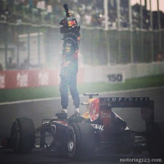 Congrats to #Sebastian #Vettel! 4x world champion!