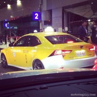 New #Lexus #IS #IS250 as #taxi in #taiwan