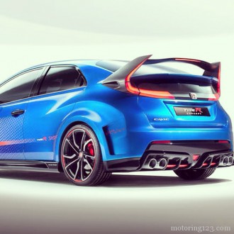 Raw power with #vtec turbo… 2015 #Honda #Civic Type R concept.